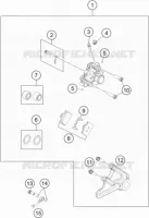 REAR BRAKE CALIPER