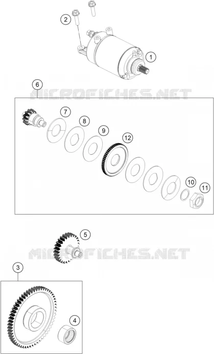 ELECTRIC STARTER MOTOR