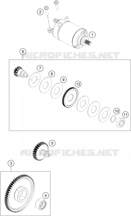 ELECTRIC STARTER MOTOR