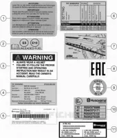 TECHNICAL INFORMATION STICKERS