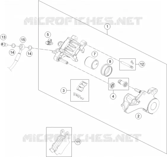 REAR BRAKE CALIPER