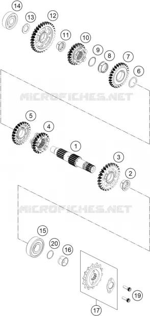 GEARBOX COUNTERSHAFT