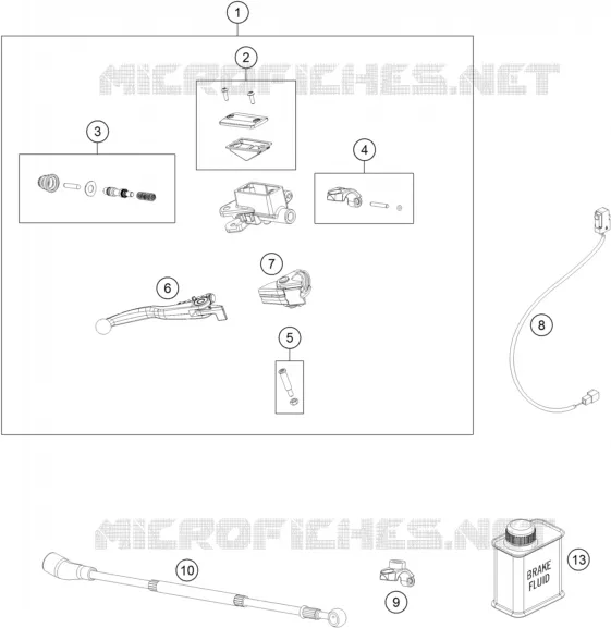 FRONT BRAKE MASTER CYLINDER