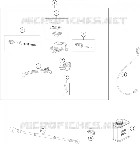 FRONT BRAKE MASTER CYLINDER