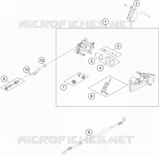 REAR BRAKE CALIPER