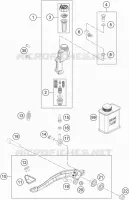 REAR BRAKE MASTER CYLINDER