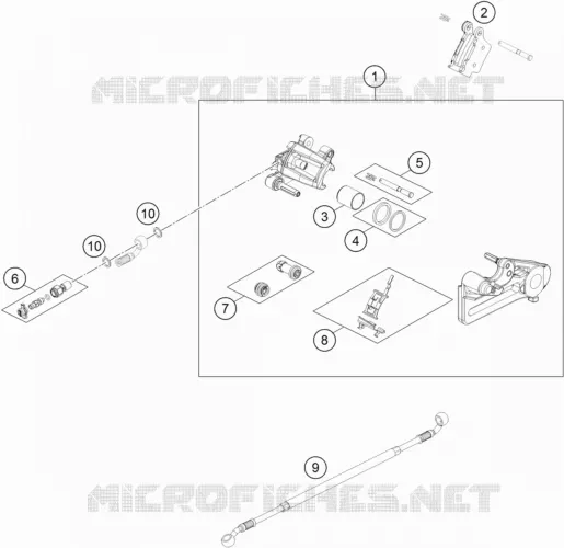 REAR BRAKE CALIPER