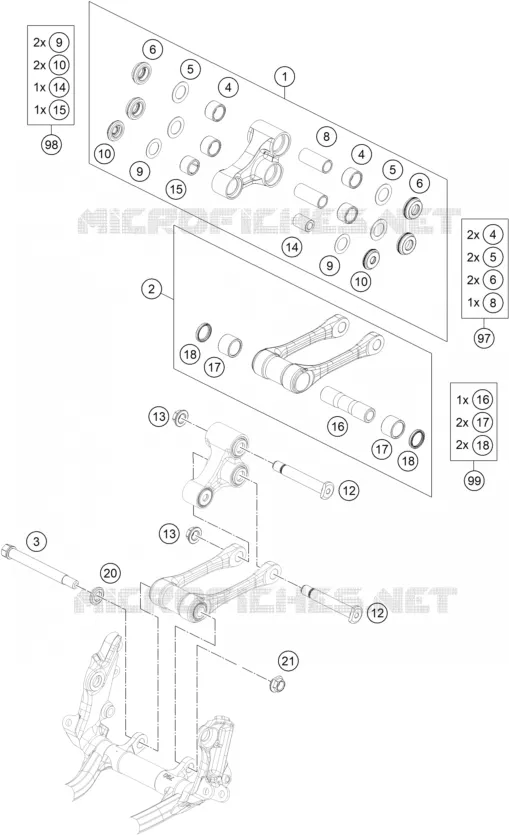 SHOCK PRO LEVER LINKAGE