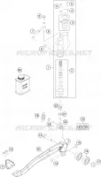 REAR BRAKE MASTER CYLINDER