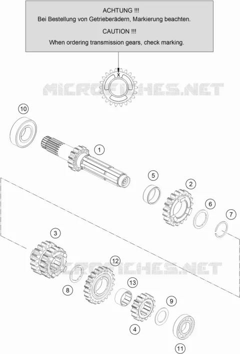 GEARBOX MAIN SHAFT