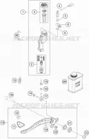 REAR BRAKE MASTER CYLINDER