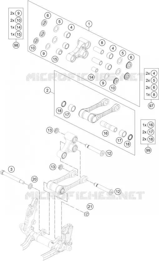 SHOCK PRO LEVER LINKAGE