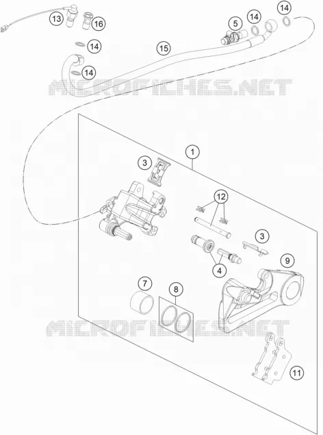 REAR BRAKE CALIPER