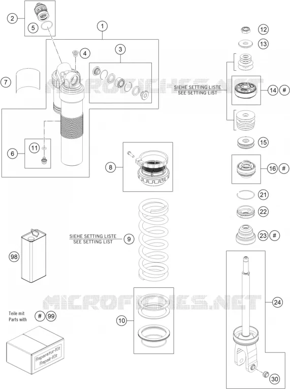 SHOCK ABSORBER (PARTS)