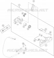 REAR BRAKE CALIPER