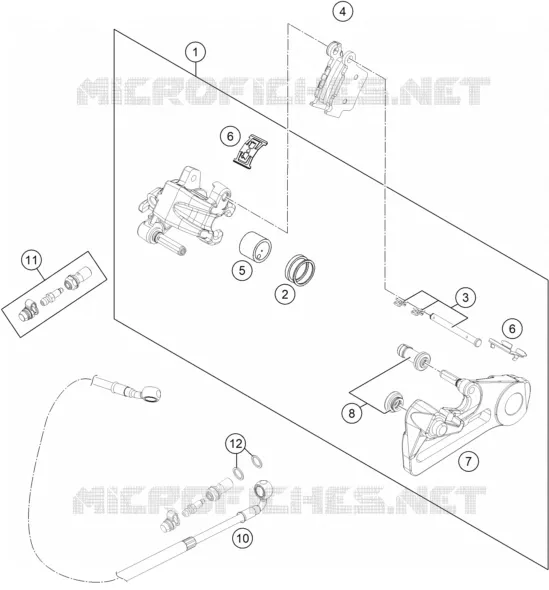 REAR BRAKE CALIPER