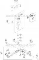 REAR BRAKE MASTER CYLINDER