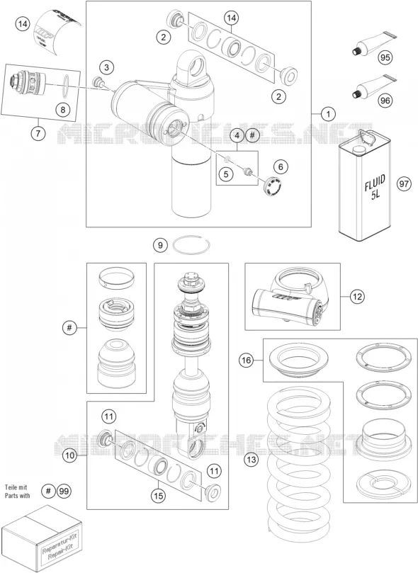 SHOCK ABSORBER (PARTS)